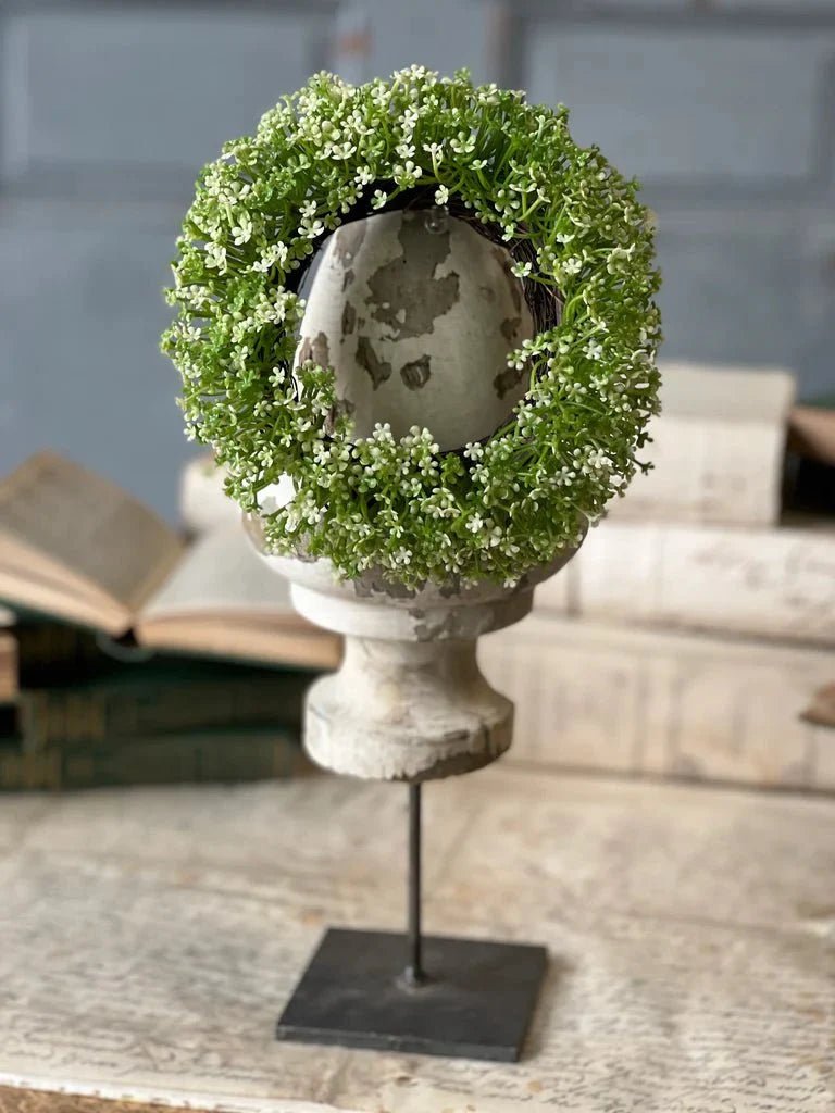 10" Elfin Blooms Candle Ring - The Mustard Seed Collection, The Seed