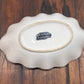 10 Strawberry Street Metallic Gold Porcelain Fluted Scalloped Oval Serving Bowl - The Mustard Seed Collection, The Seed