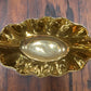 10 Strawberry Street Metallic Gold Porcelain Fluted Scalloped Oval Serving Bowl - The Mustard Seed Collection, The Seed