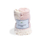 100% Cotton Reversible Muslin Baby Blankets: Blue 