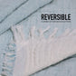 100% Cotton Reversible Muslin Baby Blankets: Pink 