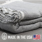100% Cotton Reversible Muslin Coverlet 80" x 102": Coffee/Ivory
