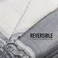 100% Cotton Reversible Muslin Coverlet 80" x 102": Coffee/Ivory