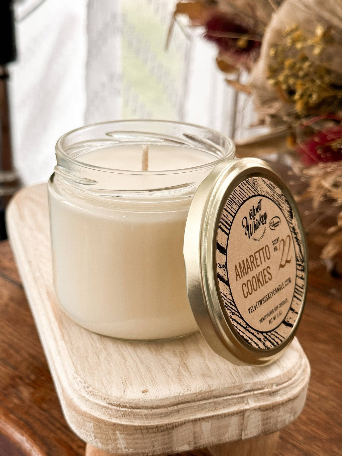 11 oz Amaretto Cookies Candle - The Mustard Seed Collection, The Seed