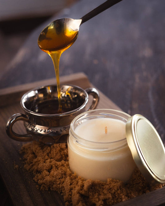 11 oz Amber Molasses Candle - The Mustard Seed Collection, The Seed