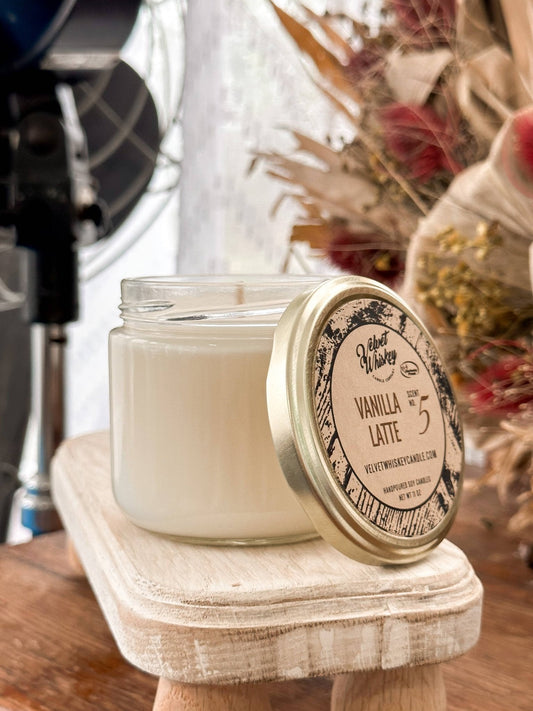 11 oz Vanilla Latte Candle - The Mustard Seed Collection, The Seed