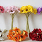 11" Real Touch Poppy-6 stems per bundle: Blush and Beauty Pink