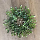 11" White Blooms Candle Ring - The Mustard Seed Collection, The Seed