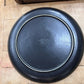 12" Ceramic Mustard & Black Platter 