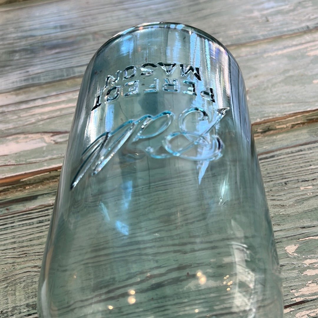 1/2 Gal. 1923-1933 Blue Ball Mason Jar - The Mustard Seed Collection, The Seed