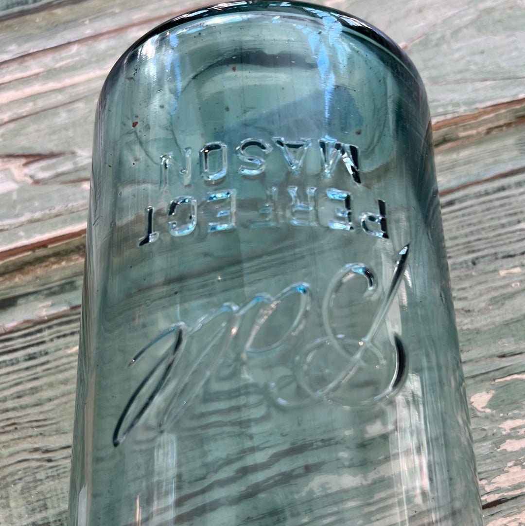 1/2 Gal. 1923-1933 Blue Ball Mason Jar - The Mustard Seed Collection, The Seed