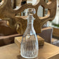 12" Vintage Glass Crystal Cut Decanter - The Mustard Seed Collection, The Seed