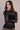 NT12220-High Neck Fitted Sheer Mesh Lace Knit Top: BLACK / S-M-L/2-2-2 VERY J
