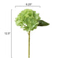 12.5"Real Touch lifelike Hydrangea-6”bloom: Soft Ivory - The Mustard Seed Collection, The Seed