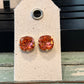 12mm Cushion Cut Austrian Crystal Amber