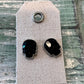 12mm Cushion Cut Austrian Crystal Black Skull