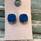 12mm Cushion Cut Austrian Crystal Solid Teal