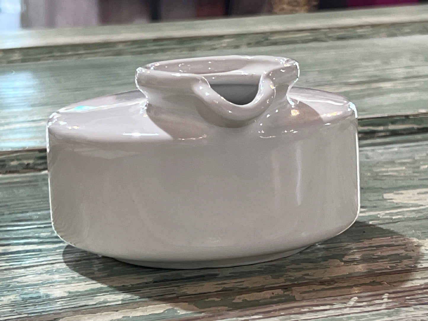 Antique Baby Invalid Feeder Cup Ironstone Hall 1708