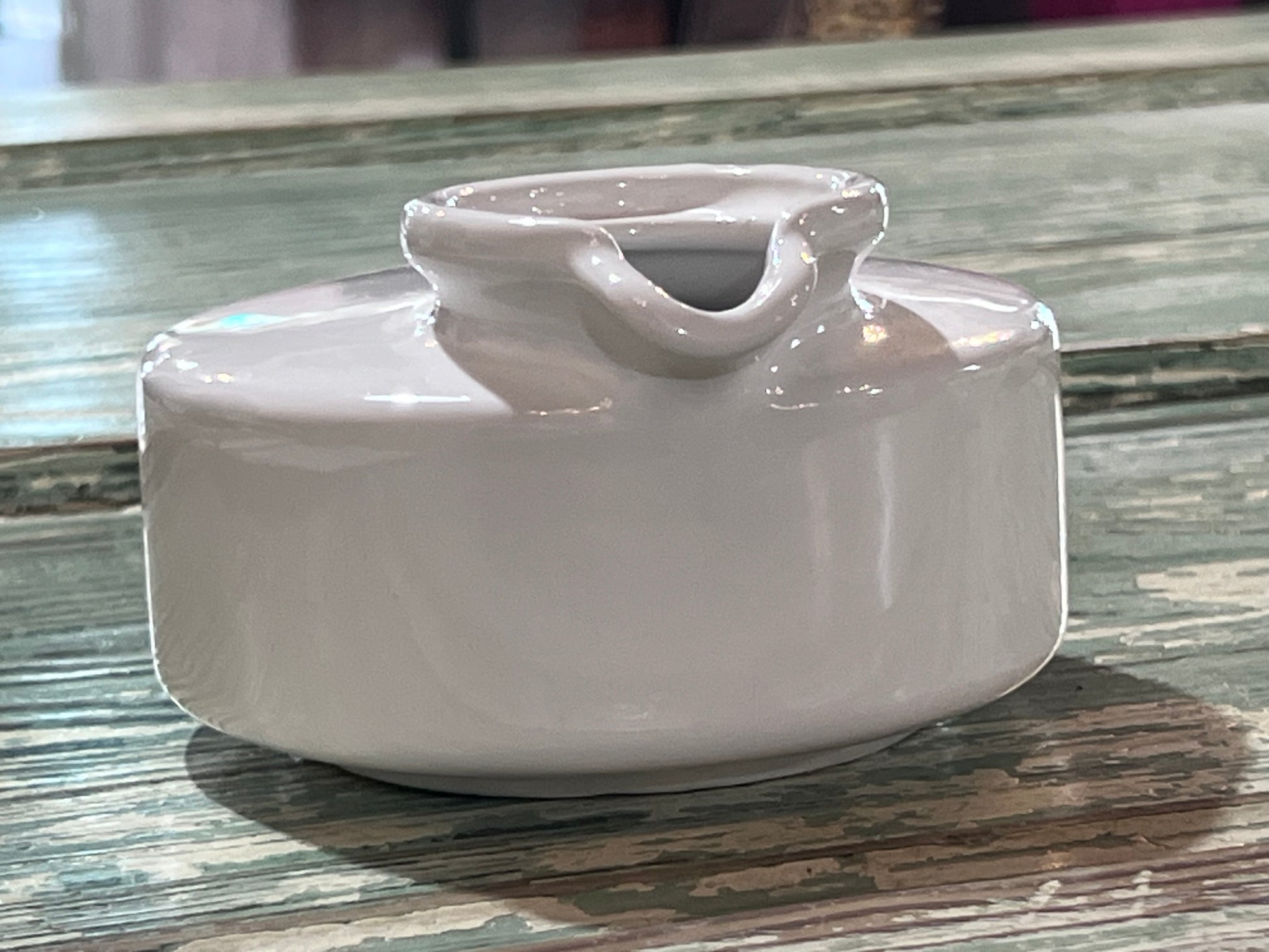 Antique Baby Invalid Feeder Cup Ironstone Hall 1708