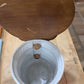 German Blue Onion Salt Box with Lid Orlando Estate Auction