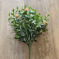 14" Pink & Green Floral Sprig - The Mustard Seed Collection, The Seed