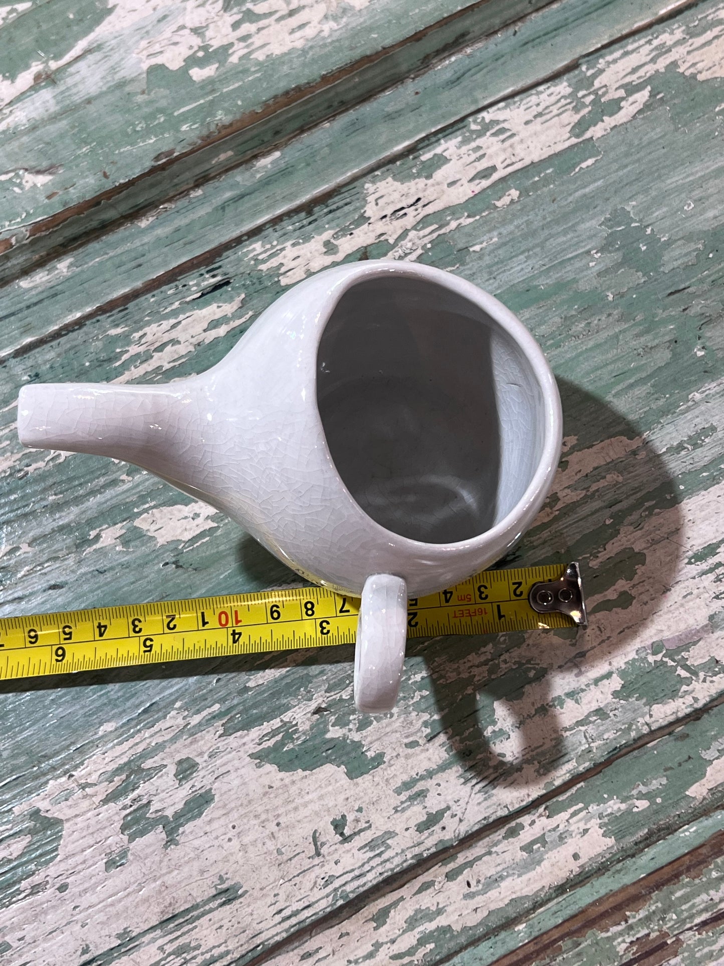 Antique Baby Invalid Feeder Cup White Porcelain Victoria Czecho-Slevakk