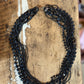 14"Vintage Black Necklace - The Mustard Seed Collection, The Seed