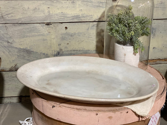 15" Ironstone Platter - The Mustard Seed Collection, The Seed