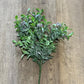 15" Purple & Green Leaf Sprig - The Mustard Seed Collection, The Seed