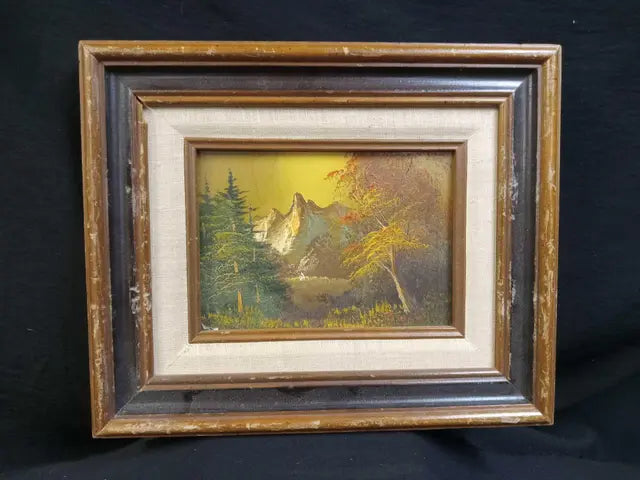 Vintage Original Oil Painting, Framed, Signed