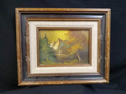 Vintage Original Oil Painting, Framed, Signed