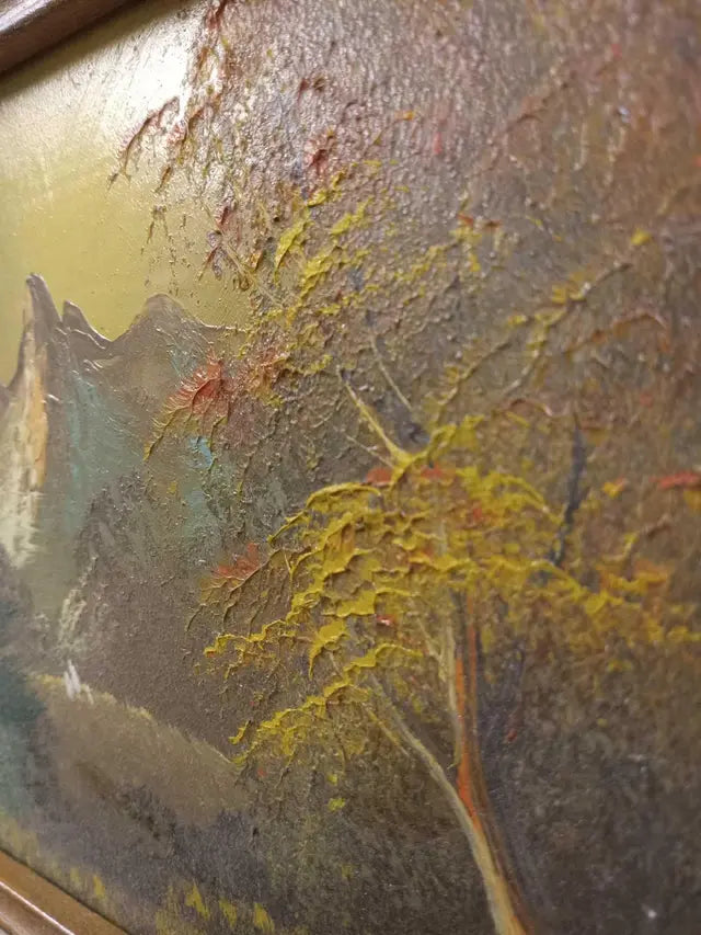 Vintage Original Oil Painting, Framed, Signed