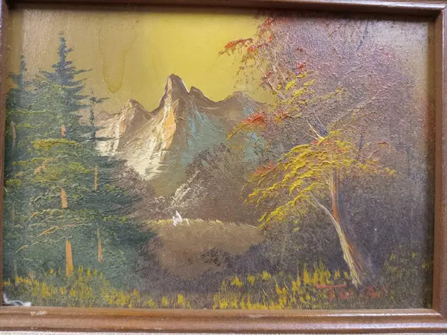 Vintage Original Oil Painting, Framed, Signed