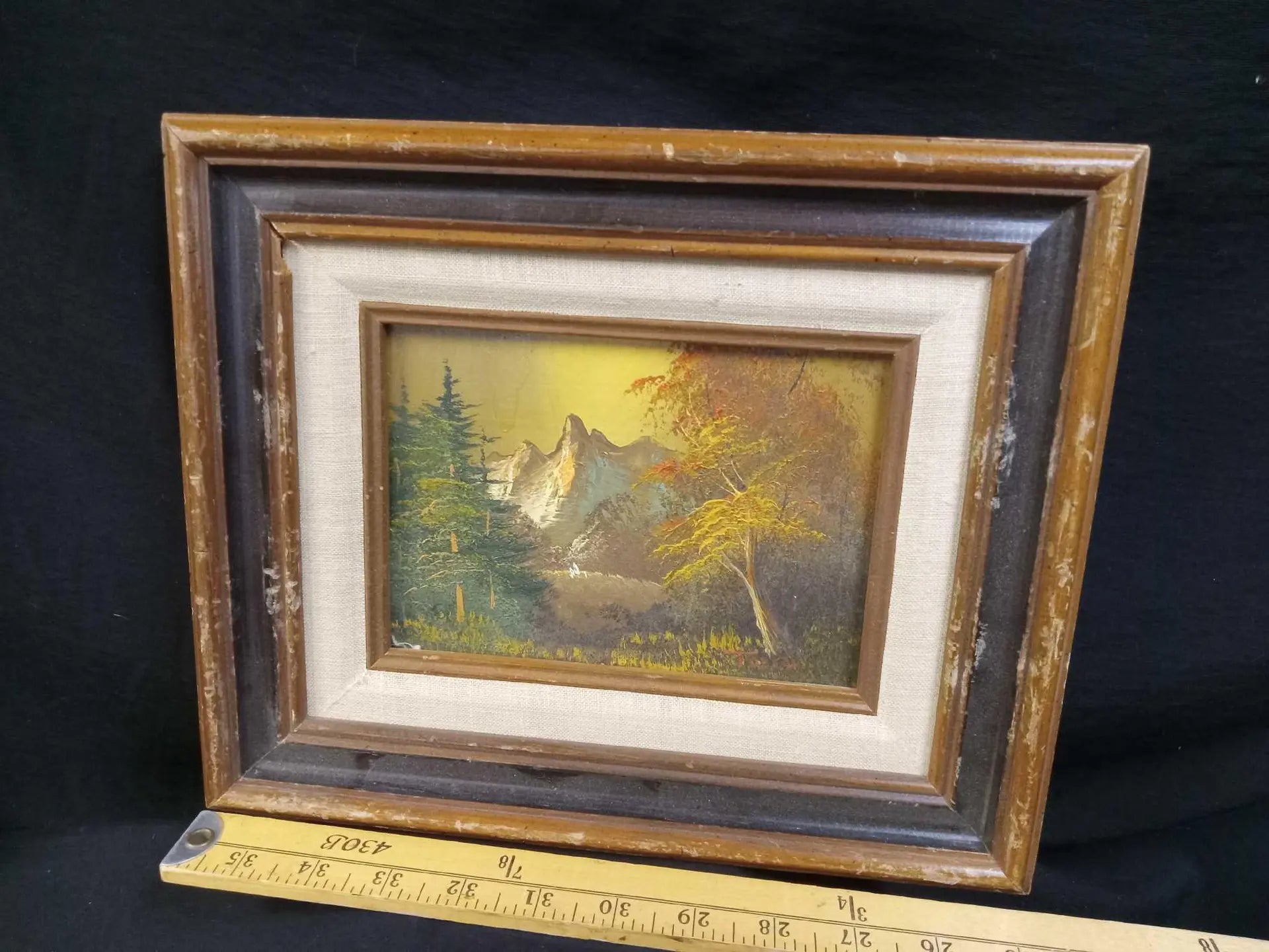 Vintage Original Oil Painting, Framed, Signed
