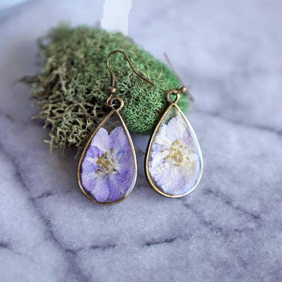 July Birth Flower Earrings