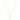 Dainty Gold Dipped Chain Link Necklace Featuring Cross Pendant Judson & Co.