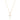 Metal Tone Flat Chain Link Necklace Featuring Cubic Zirconia Cross Pendant Judson & Co.
