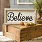 15.75" Beaded Believe Sign - The Mustard Seed Collection, The Seed