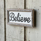 15.75" Beaded Believe Sign - The Mustard Seed Collection, The Seed