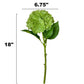 18" Large Bloom Supreme Real Touch Hydrangea: Soft Blue