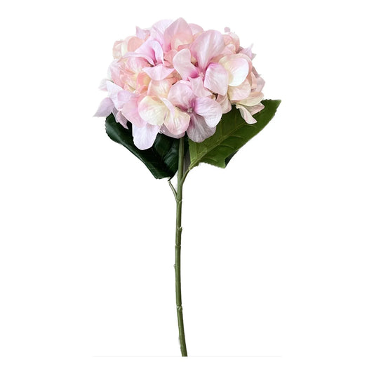 18" Large Bloom Supreme Real Touch Hydrangea: Soft Pink