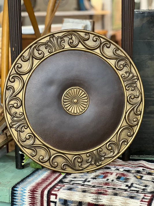 18" Round Decorative Plaque - The Mustard Seed Collection, The Seed