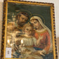 1800's Religious Lithograph in Gold Gilded Early Period Frame 19' x 23"