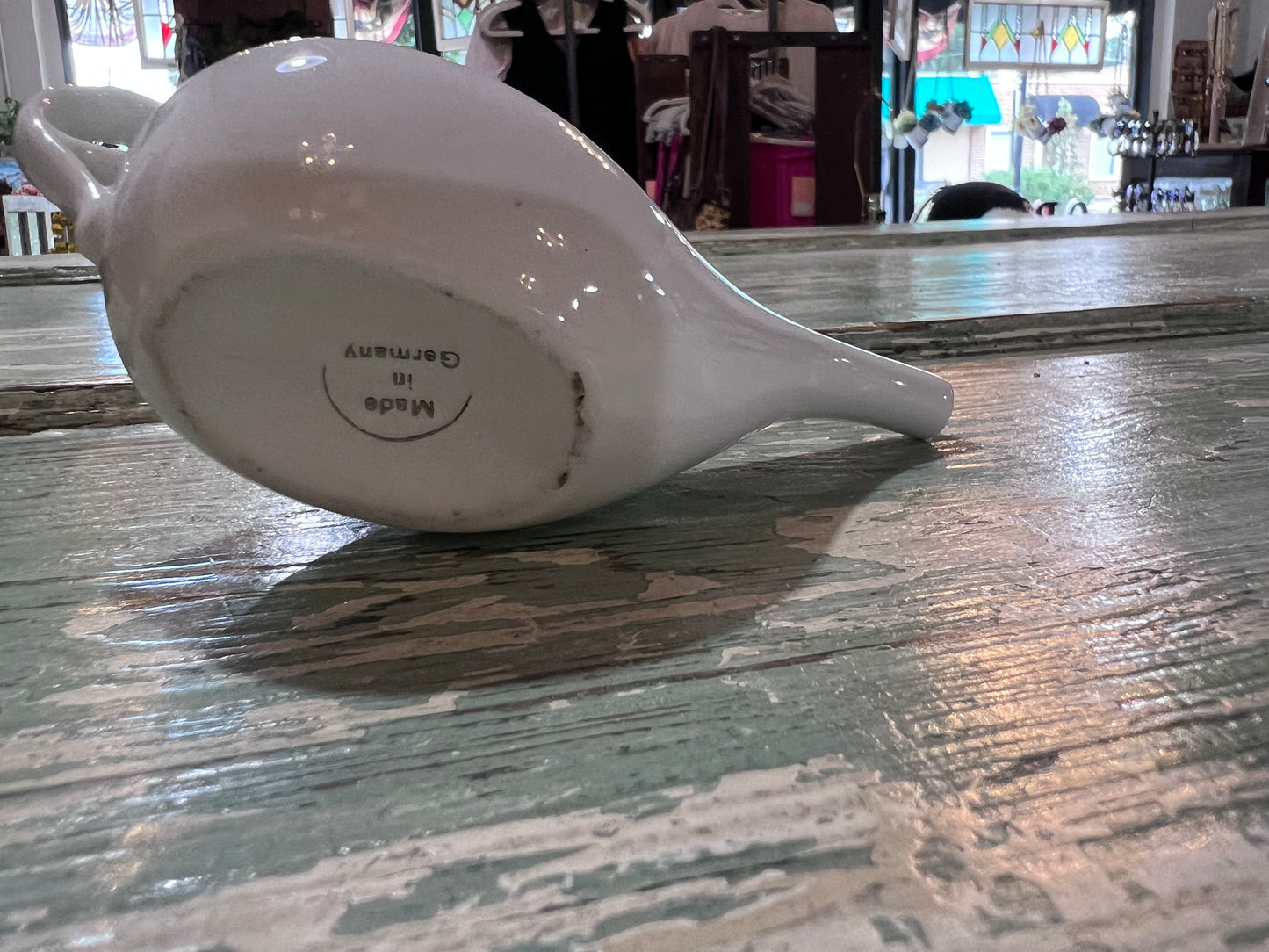 Antique Baby Invalid Feeder Cup Porcelain Made in Germany white