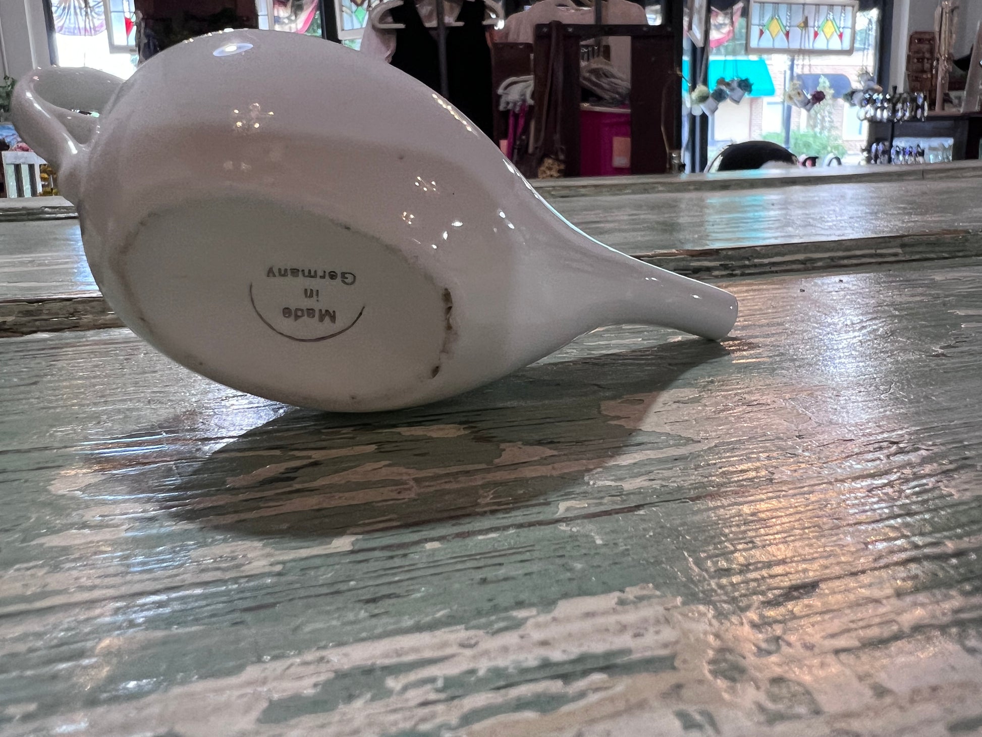 Antique Baby Invalid Feeder Cup Porcelain Made in Germany white