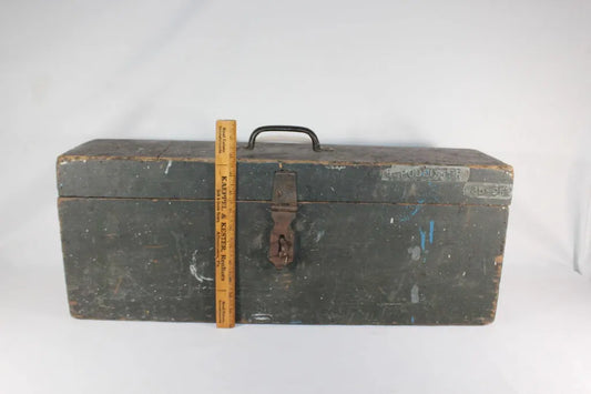 Vintage Wood Carpenters Tool Box