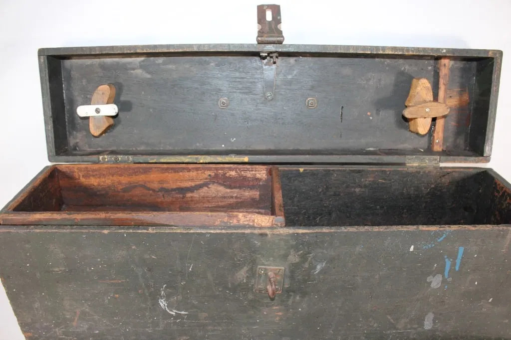 Vintage Wood Carpenters Tool Box