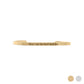 18K Gold PVD Dont let Hard Days Win Engraved Bangle Bracelet: Stainless WJW