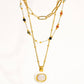 18k Gold Non-Tarnish Stackable Necklaces : Yellow Gold / Charlee-Gold - The Mustard Seed Collection, The Seed