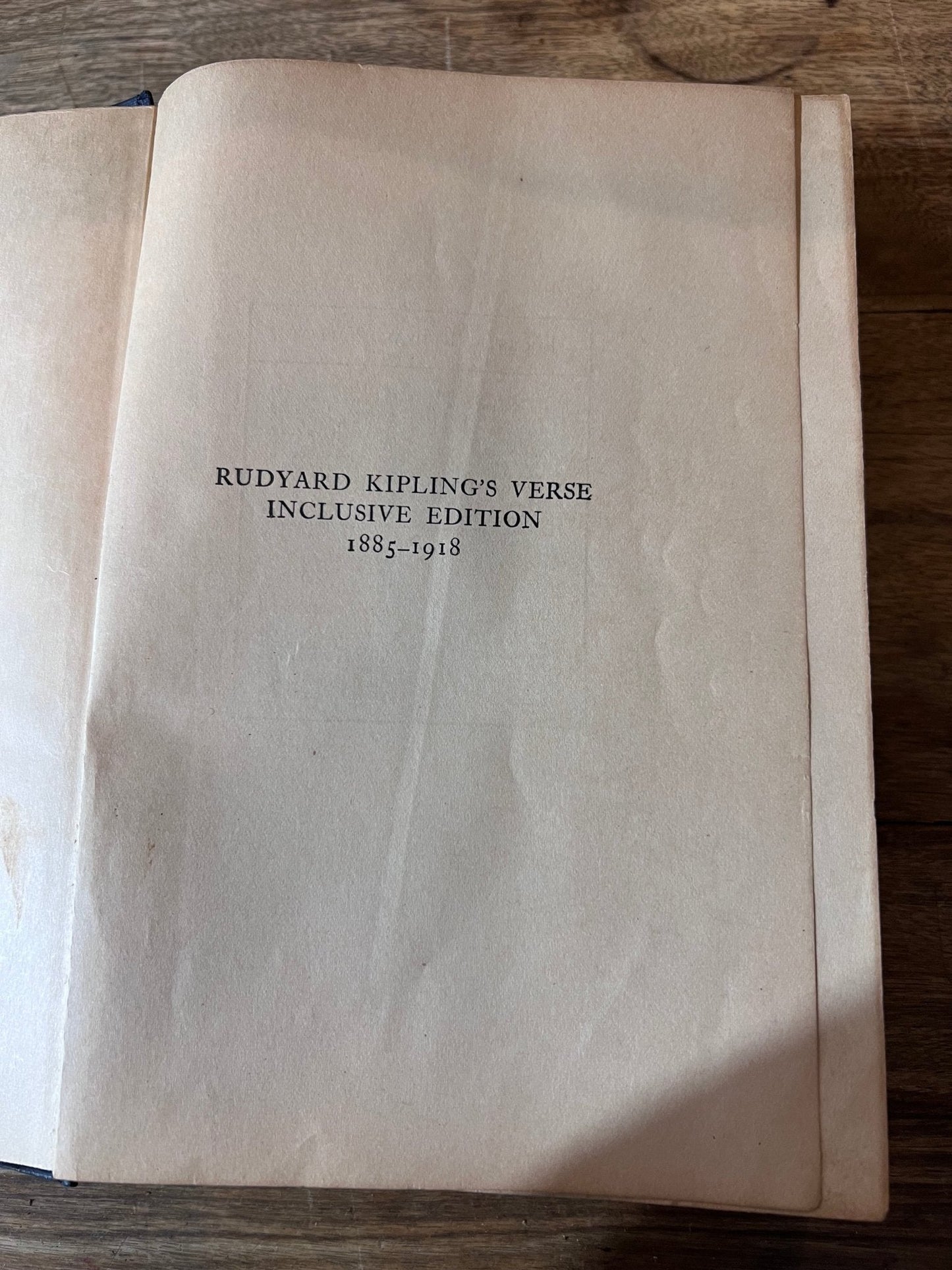 1925 - Rudyard Kipling's Verse, Inclusive Edition 